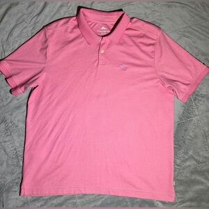Tommy Bahama Mens Polo Shirt Pink Size XL